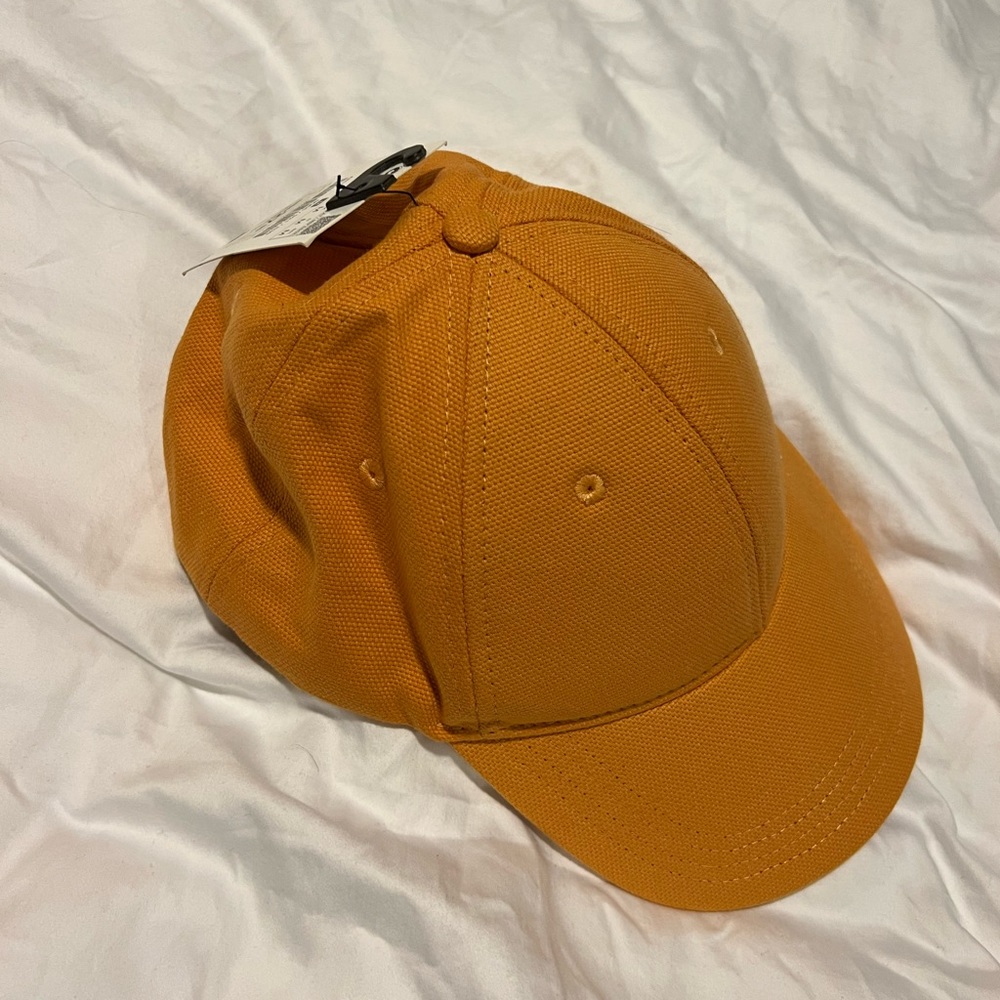 Orange Zara hat
